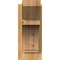 Ekena Millwork Imperial Slat Rough Sawn Outlooker, Western Red Cedar, 6"W x 14"D x 14"H OUT06X14X14IMP06RWR - alternate 4